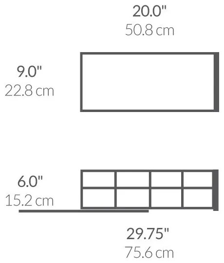 Acél kiegészítő polc – simplehuman
