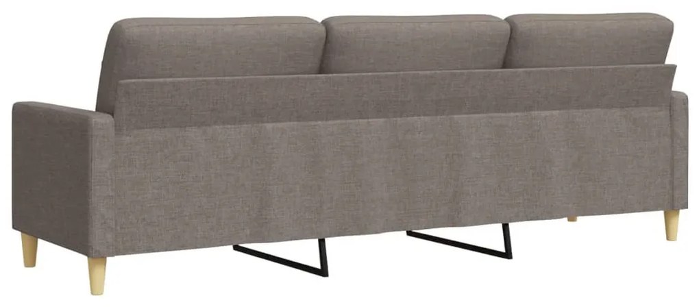 3 személyes tópszínű szövet kanapé 210 cm