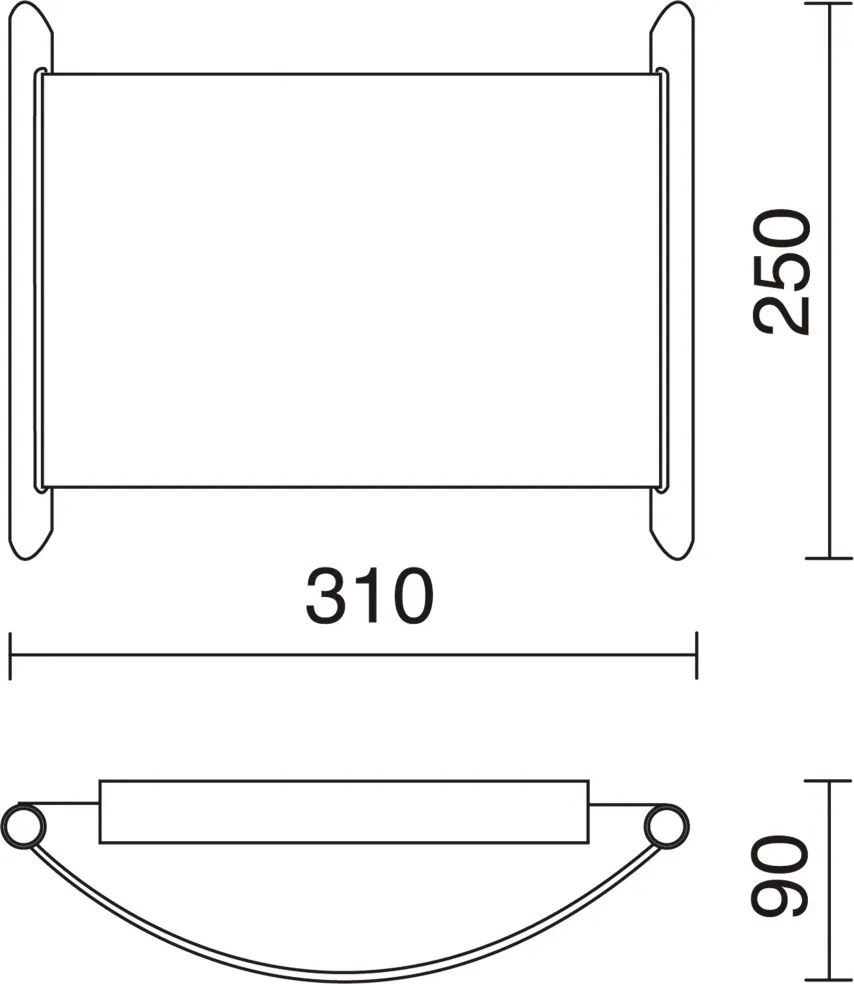 Novolux ESPIGA 693A-L0112A-35 Fali lámpa 1x12W/LED 1200LM IP20