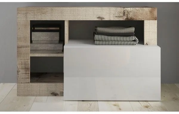 LENOR pad, fehér/barna