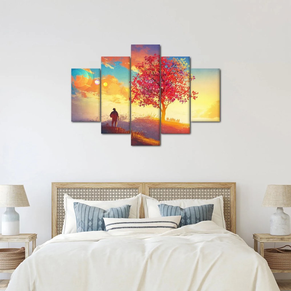 Egy fa képe a dombon (150x105 cm)