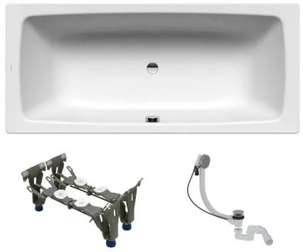 Kaldewei Cayono Duo téglalap alakú kád 170x75 cm zománcozott acél bal és jobb is KWB724N