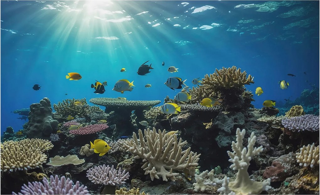 Stílusos Dekoratív Fotótapéta Flizelin Víz alatti világ 416x254 Ragasztó