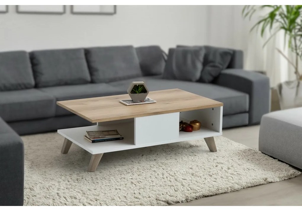 Sumer White and Oak konferenciaasztal