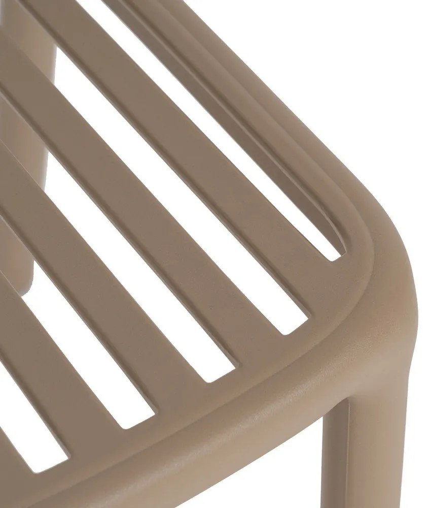 Bézs műanyag étkezőszék Alia – Ixia