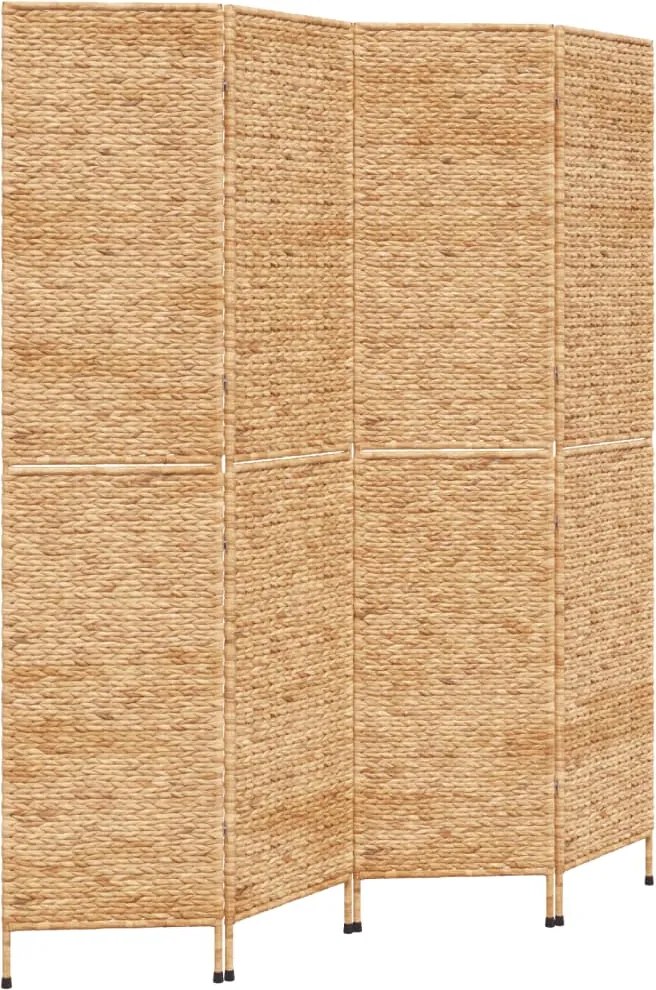 vidaXL 4 paneles vízijácint térelválasztó 163x180 cm