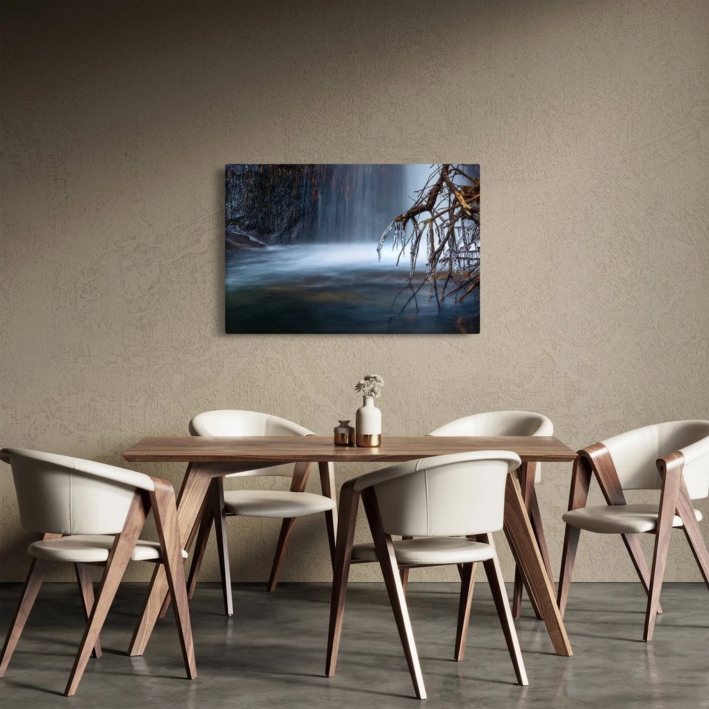Egy téli lagúna képe (90x60 cm)