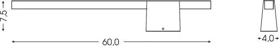 BRILAGI - LED kültéri fali lámpatest VELORA LED/9W/230V 60 cm IP44 barna