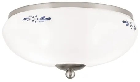 Orion DL 7-673- Mennyezeti lámpa LANDHAUS 2xE27/60W/230V átm. 28 cm mm króm/fehér