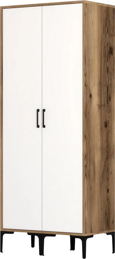 Kumsal SS - Walnut, White