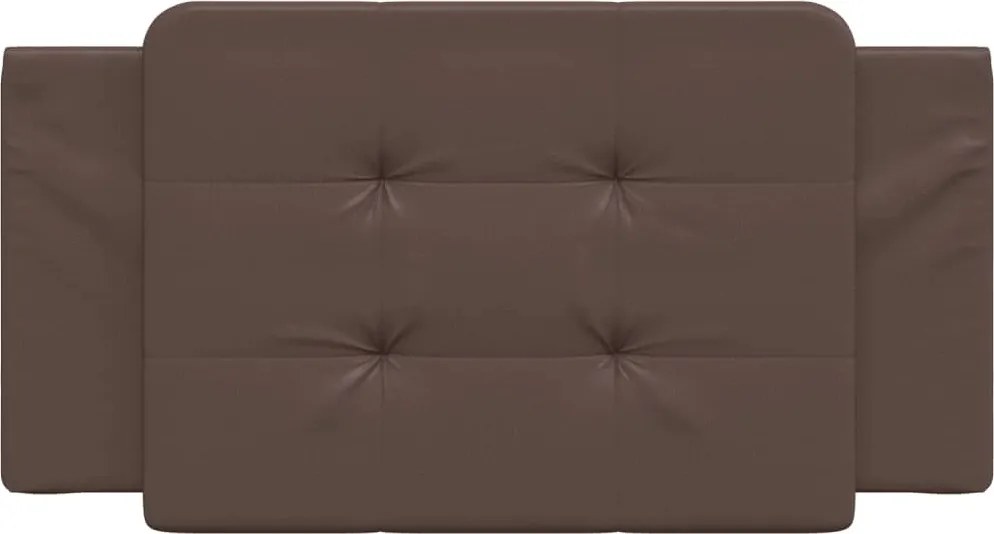 barna műbőr fejtámla párna Zadar 100 cm