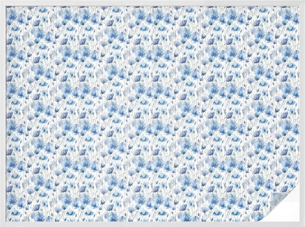 Öntapadós szélvédő furnér Adatvédelem Virágok akvarell 200x146