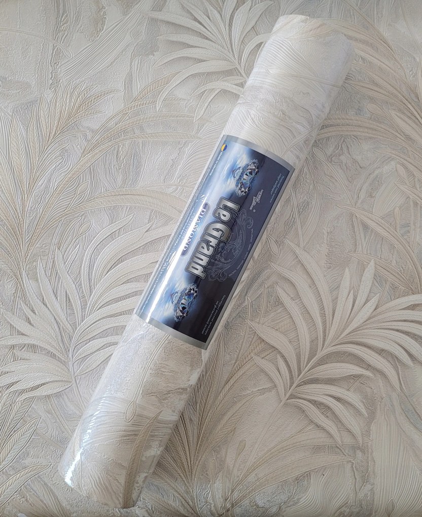 Tapéta- Levelek, Fű, Glamour Szuper Erős 8733-01