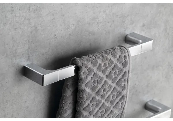 Gedy - Fali törölközőtartó PIRENEI 6,6x45 cm fényezett króm