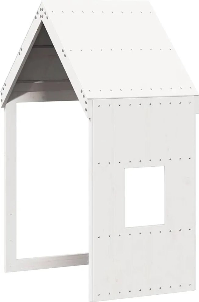 vidaXL fehér tömör fenyőfa gyerekágytető 60 x 99 x 139,5 cm