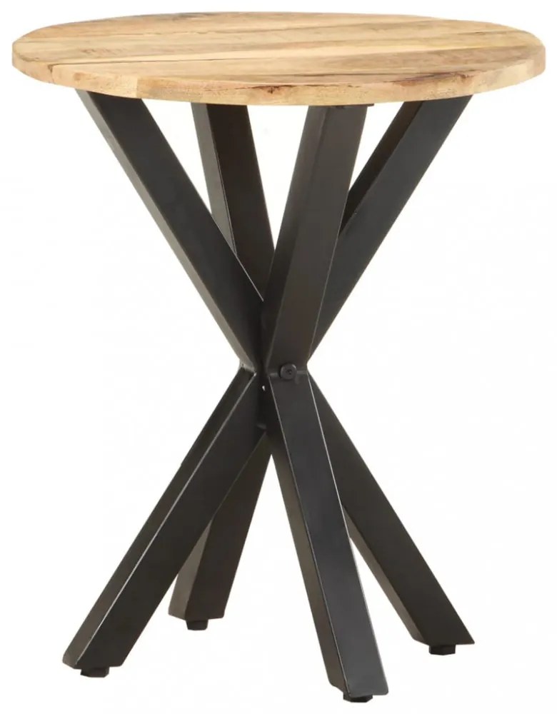 vidaXL tömör mangófa kisasztal 48 x 48 x 56 cm