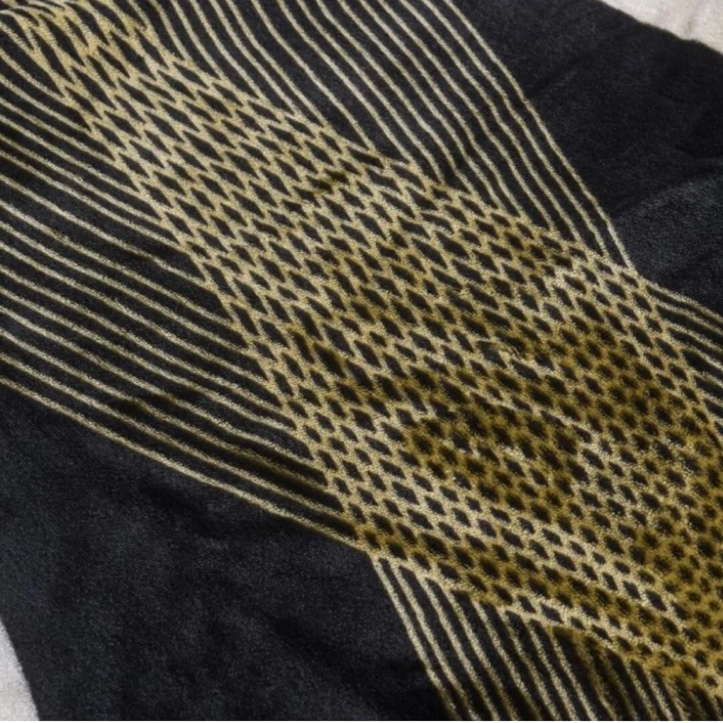 Arany szalag mikroplüss ágyneműhuzat 200x140cm+90x70cm TiaHome