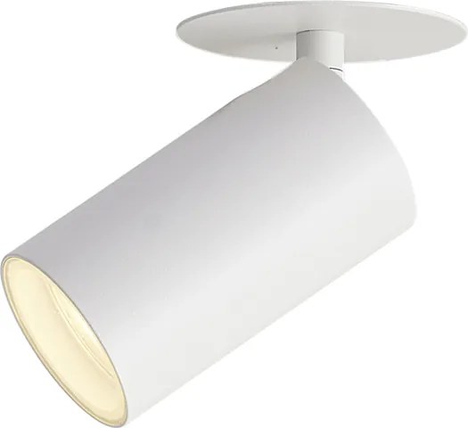 6 darabos modern süllyesztett spotlámpa szett fehér GU10 50mm IP44 - Chels