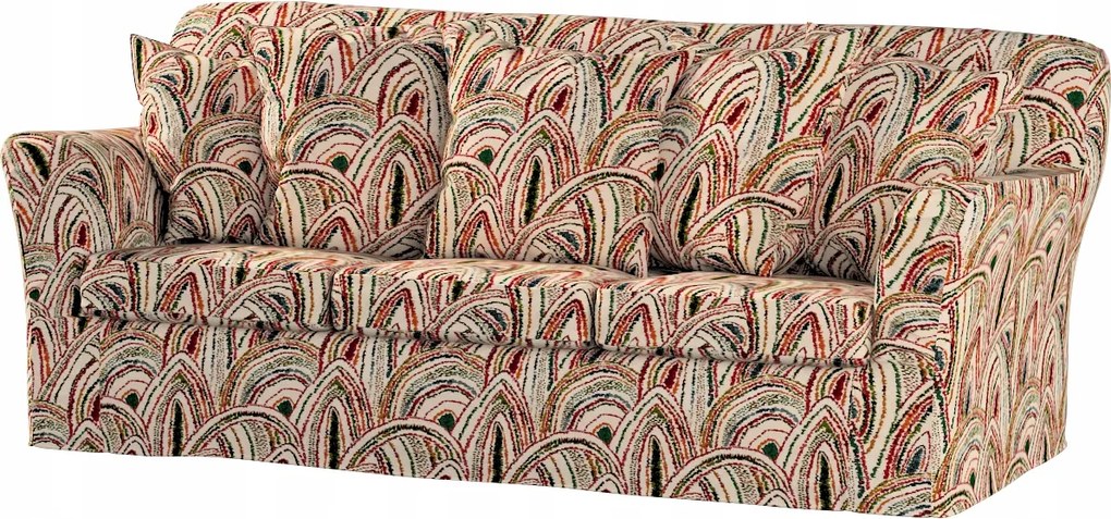 Tomelilla 3 személyes kinyitható kanapé huzat Ikea zöld