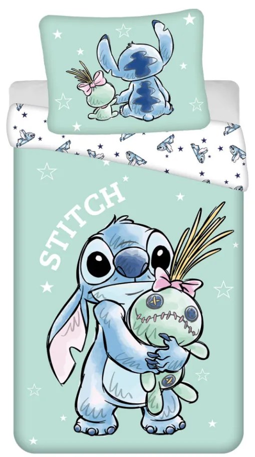 Disney Lilo és Stitch, A csillagkutya Buddies ágyneműhuzat 140×200cm, 70×90 cm