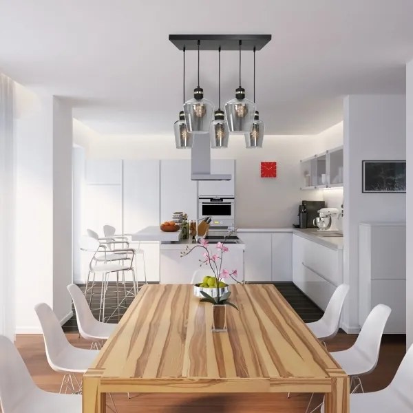 Csillár  RICHMOND 5xE27 / 60W / 230V