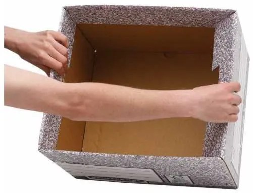 Fellowes Bankers Box Fast Fold archiváló konténer - 10 db, szürke