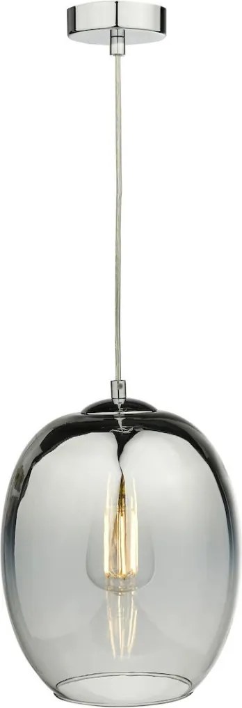 DAR LIGHTING PAT0132 PATRICE Modern Függesztett Lámpa Csiszolt Króm, Ezüst E27 IP20