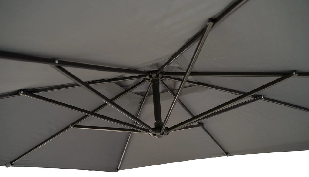 SOLASI összecsukható kerti napernyő 250x250 cm, sötétszürke