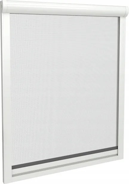 Függőleges görgős szúnyogháló, fehér, 90 x 180 cm, Méretre Szabott vezetősínekkel