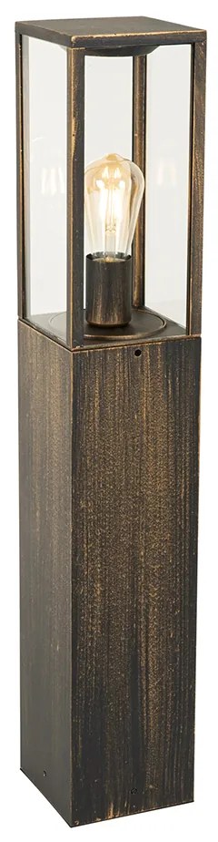 Vintage kültéri állólámpa antik arany 80 cm IP44 - Charlois