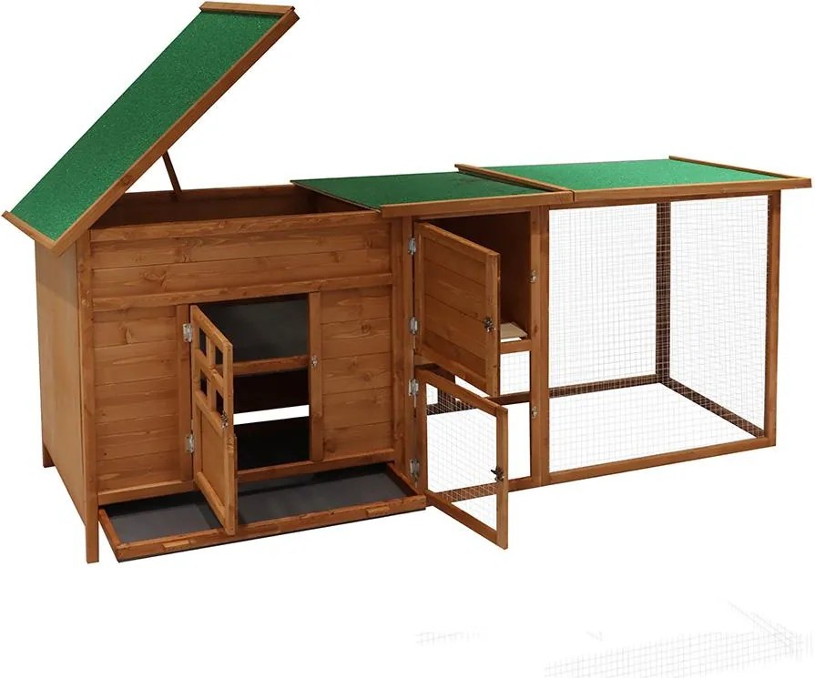 Avenberg IRIS Tyúkól 215 x 65 x 80 cm barna