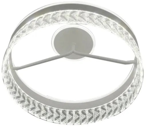 LED Dimmelhető felületre szerelhető csillár LED/75W/230V 3000-6500K fehér + távirányítás