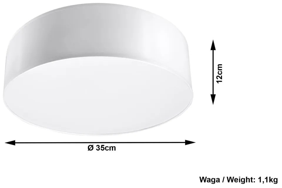Atis Ceiling fehér mennyezeti lámpa - Sollux