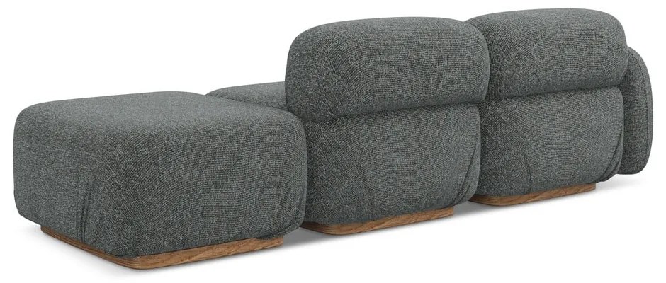 Szürke moduláris heverő (bal oldali) Ailani – Makamii