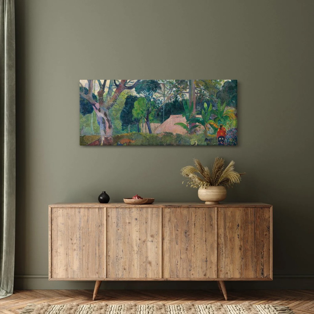 Kép - Paul Gauguin, Te raau rahi (The Big Tree), reprodukciók (120x50 cm)