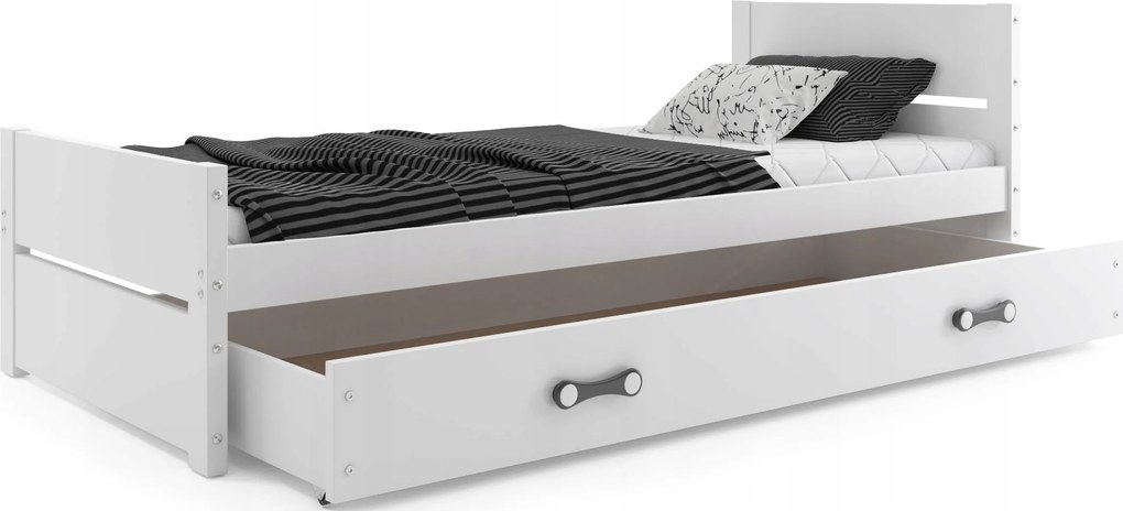 Bartek fa ágy 200x90 fiók