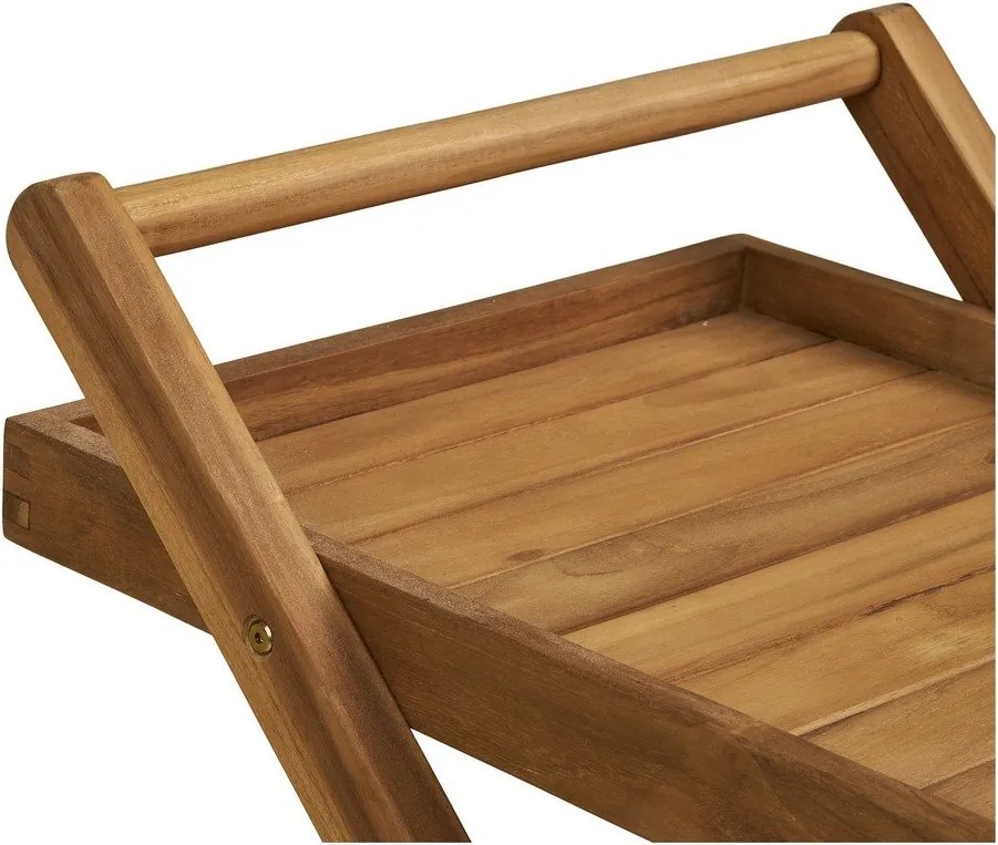 Tömörfa zsúrkocsi 50x86 cm Pasaku – House Nordic