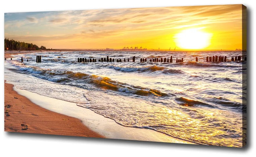 Vászon nyomtatás Sunset beach pl-oc-100x50-f-67409606