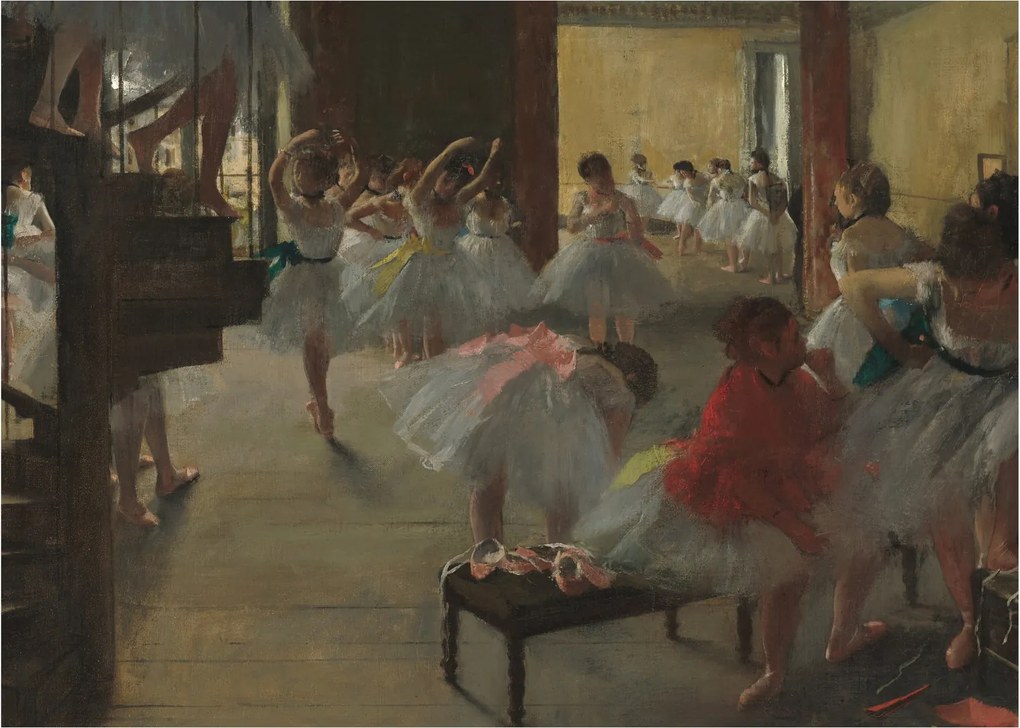 Kép - Edgar Degas, The Dance Class, reprodukciók (70x50 cm)