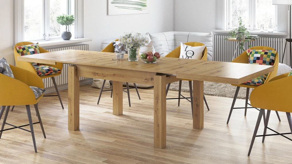 Mazzoni ROYAL Artisan Tölgy - 270 cm-es NYITHATÓ ASZTAL!