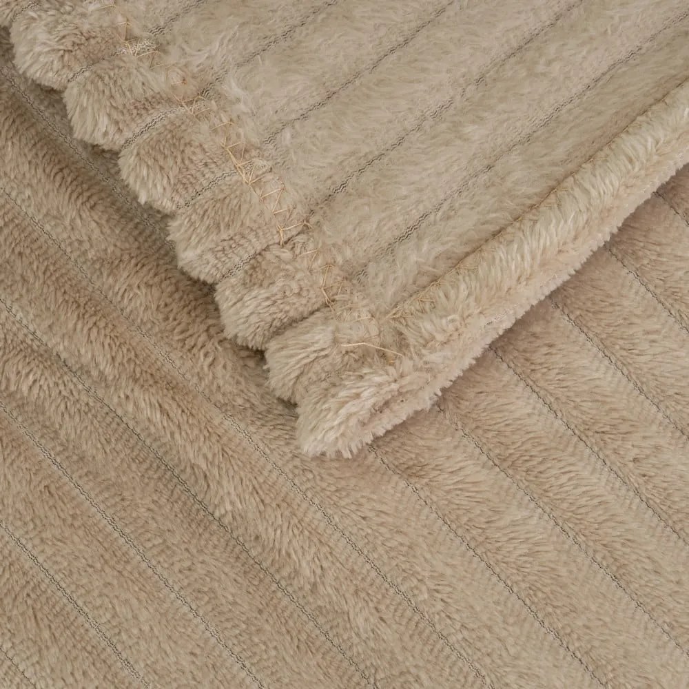 Barna mikroplüss takaró 130x160 cm Fur Velvet – Casa Selección
