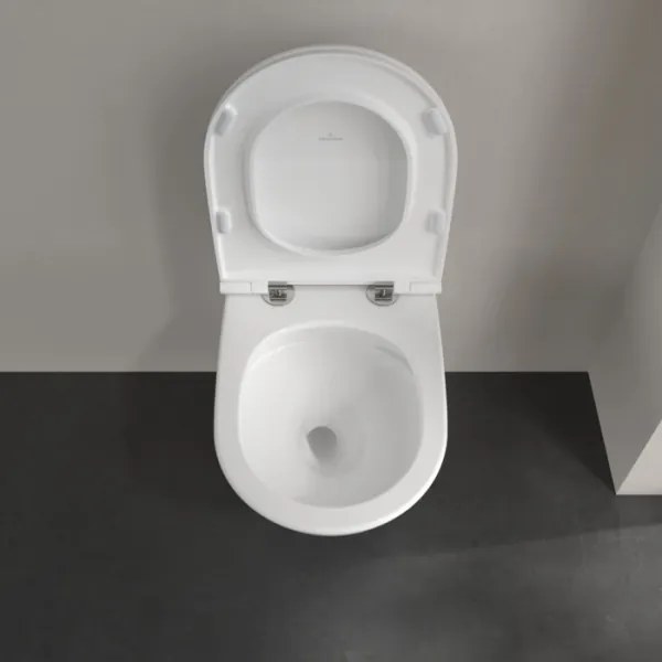 Villeroy & Boch 4670T901 - Függesztett WC SoftClose ülőkével SUBWAY kerámia/fehér
