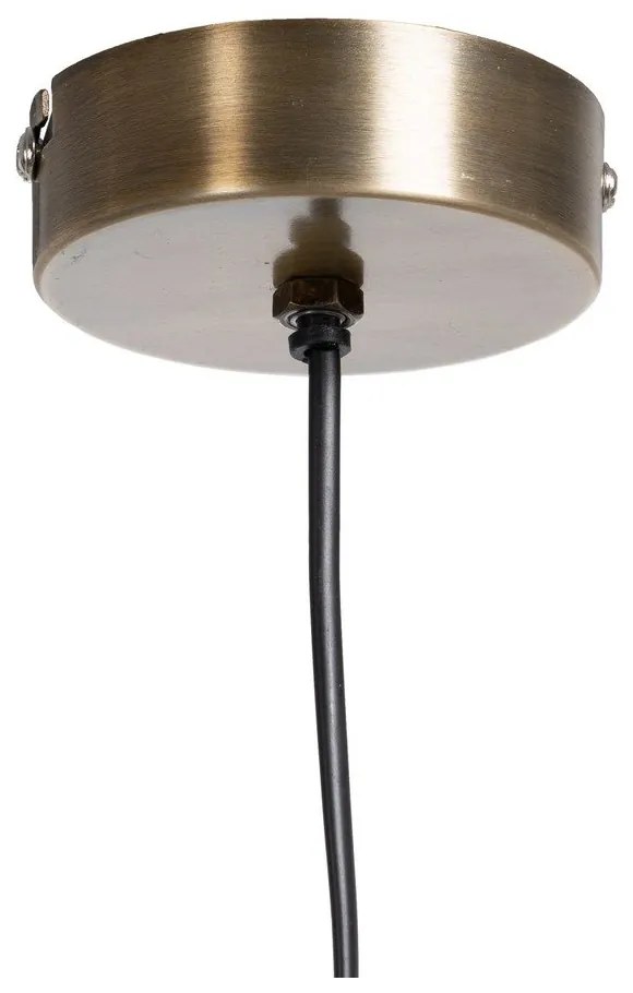 Aranyszínű függőlámpa fém búrával – Ixia