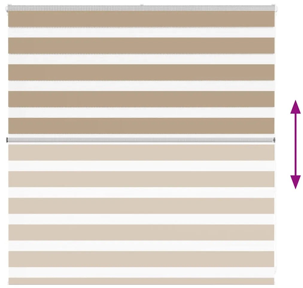 zebrafüggönnyel homokbarna szövetszélesség 145,9 cm poliészter