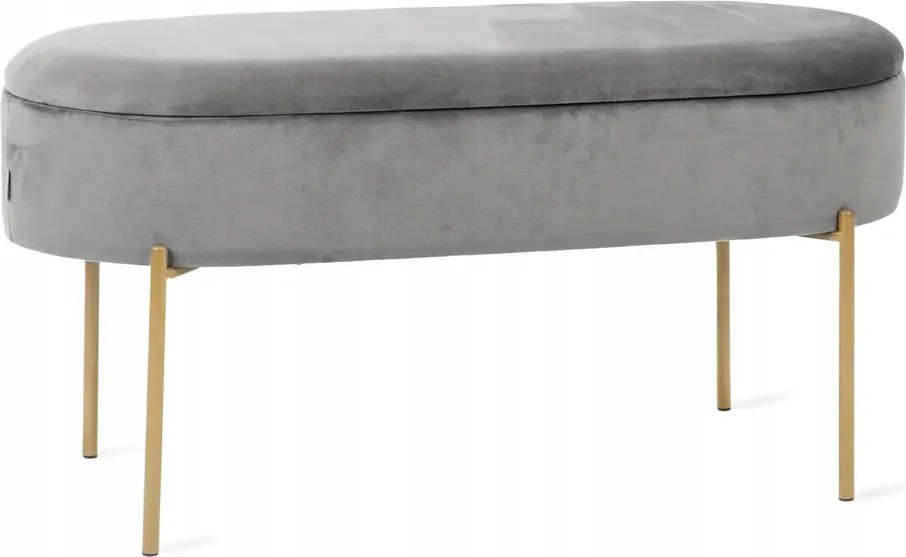 Layla velúr előszobai pad tárolórekesszel