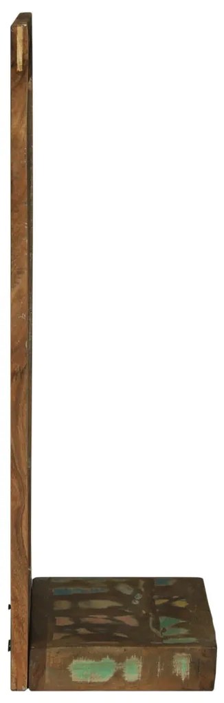 Fürdőszoba Tükör 50x22x70 cm Tömör Fa Újrahasznosított