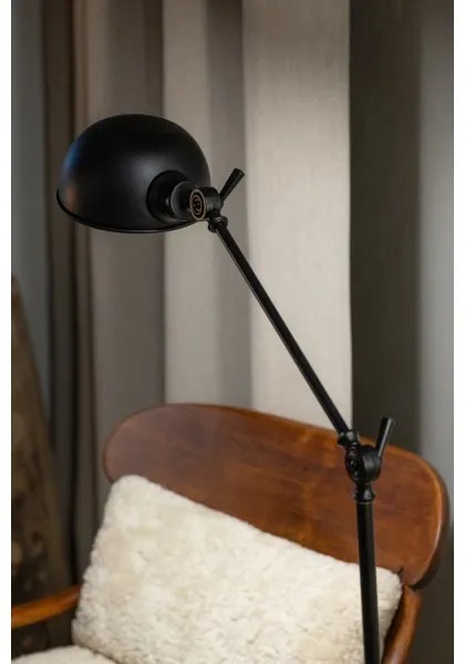 Markslöjd 108586 - Állólámpa PORTLAND 1xE27/40W/230V fekete