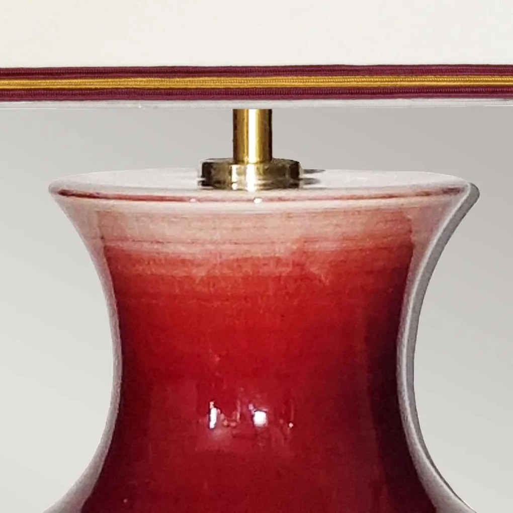 Elstead Lighting Oxblood DL-MAJIN-SMALL-TL-OXB Asztali lámpa 1x60 W/E27