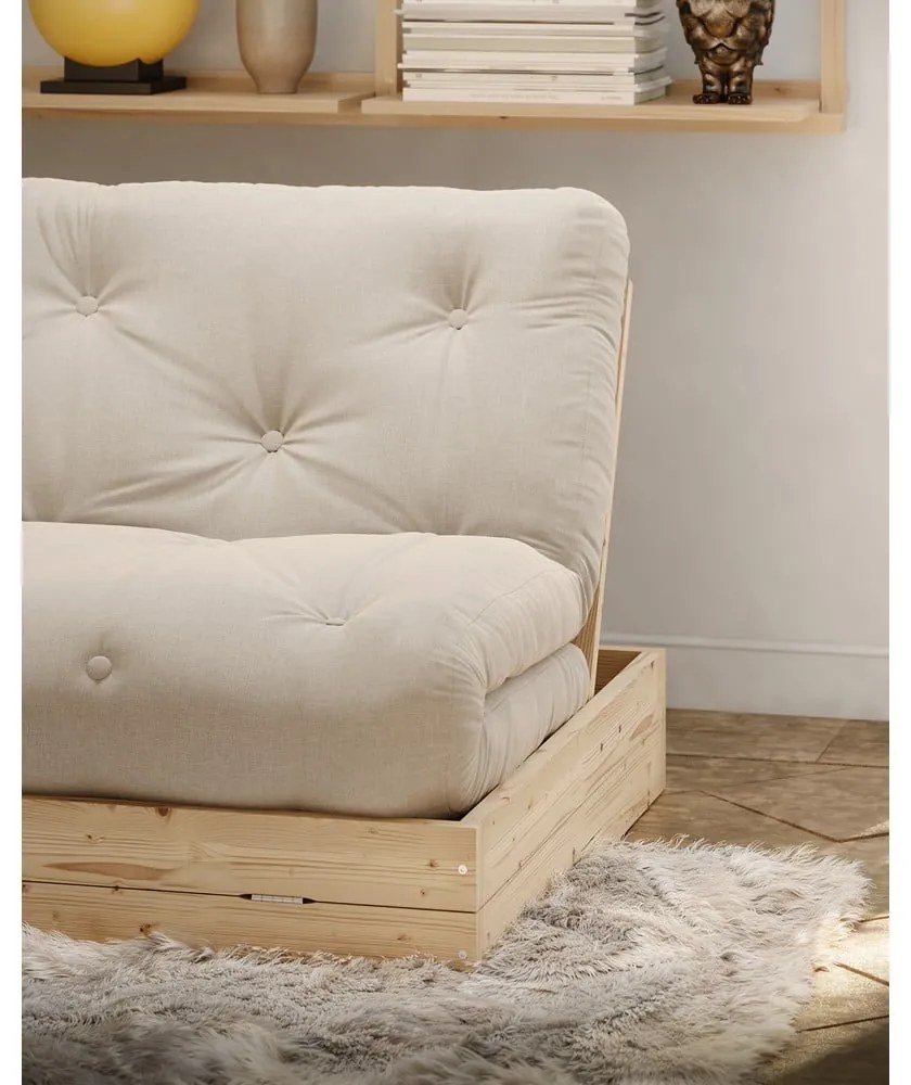 Sötétkék kinyitható kanapé 145 cm Flip – Karup Design