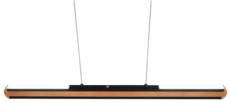 Fekete-natúr színű LED függőlámpa Deacon – Trio